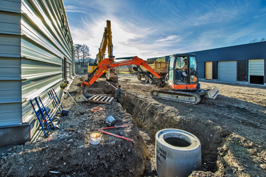 Suivi de chantier village d'entreprises Sillingy (du 9 au 22 janvier 2017)